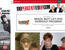 Tablet Screenshot of 100percentfedup.com